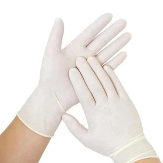 Medizinische sterilisierte CER Latex Chirurgische Handschuhe ohne Pulver 